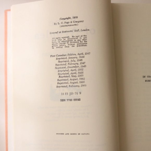 Vintage Anne of Avonlea by L.M. Montgomery, First Canadian Edition - Picture 4 of 7